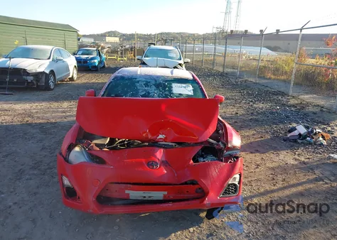 2013 Scion Fr-S из США, поврежденный, VIN JF1ZNAA11D2707033